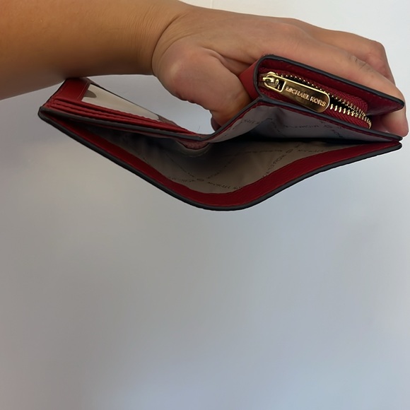 Michael Kors Leather Wallet - Red - Picture 5 of 5